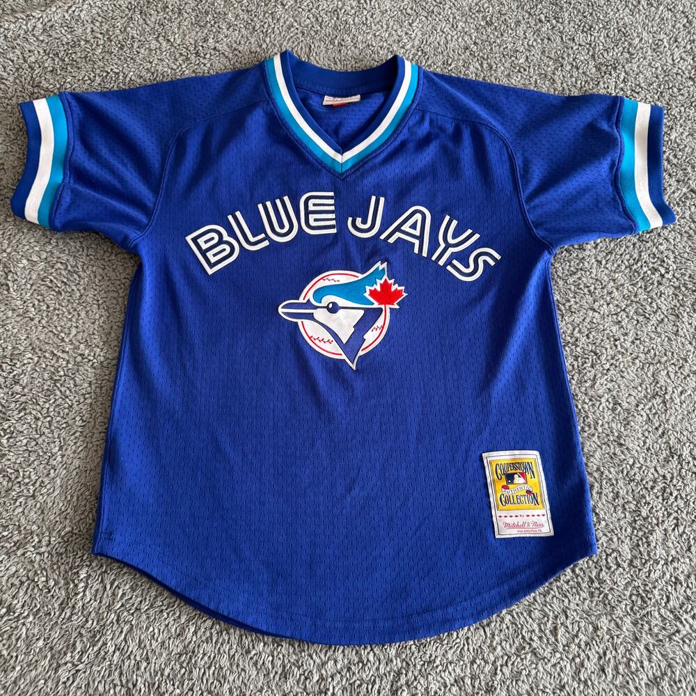 Joe Carter 1993 Authentic Mitchell & Ness MLB Toronto Blue Jays Jersey 40 Medium